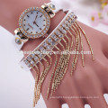 Tassels diamomd jewelry quartz watch